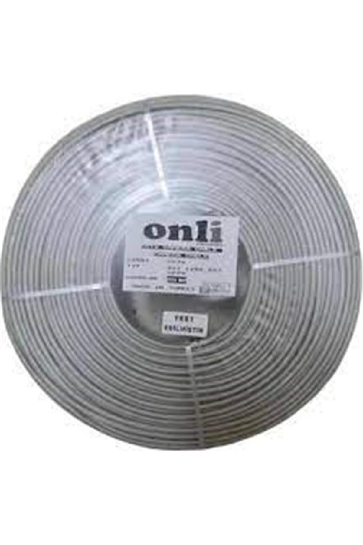 2+1 PE 1x0,50 mini Coax 2x0,50mm 250 metre Dış Ortam CCA Kamera Kablosu