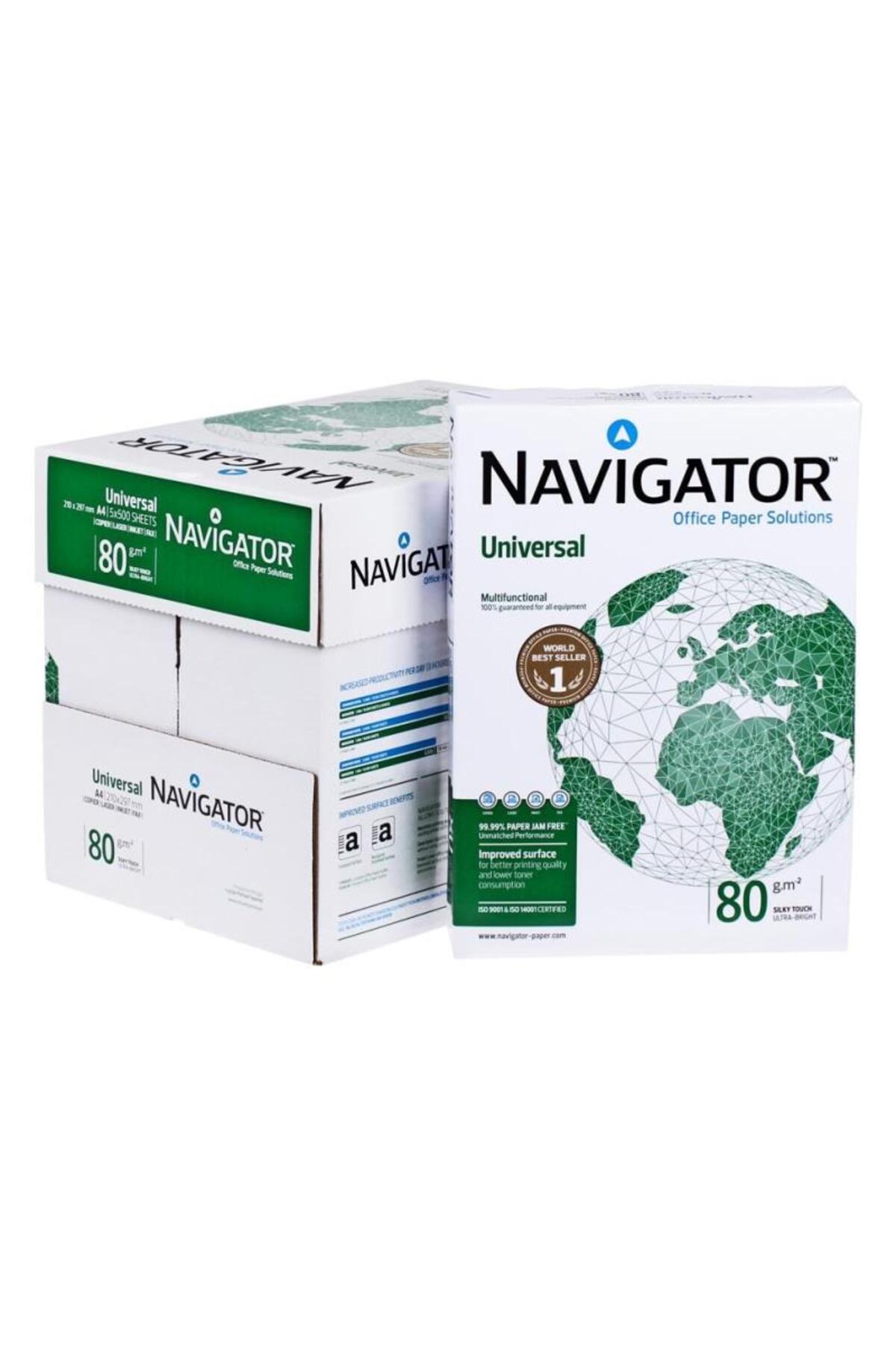 Navigator A4 Fotokopi Kağıdı 80 gr 1 Koli (5 Paket)