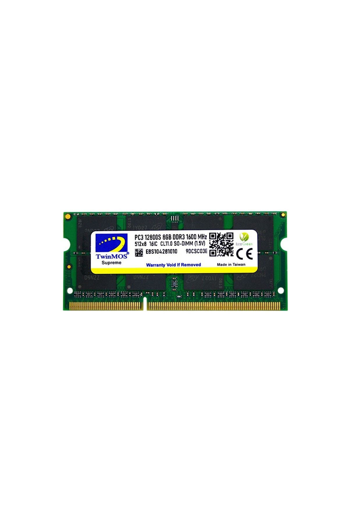 Twınmos 4gb 1600mhz Ddr3 1.35v Notebook Ram Mdd3l4gb1600n []