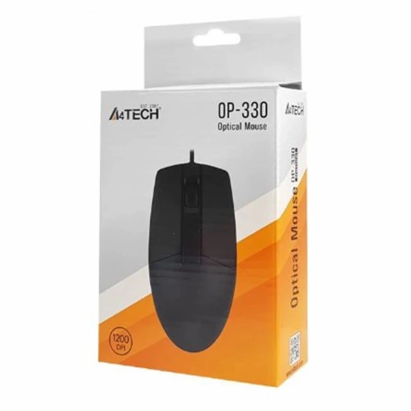 A4 Tech Op-330 Siyah Usb V-track 1200dpı Kablolu Mouse
