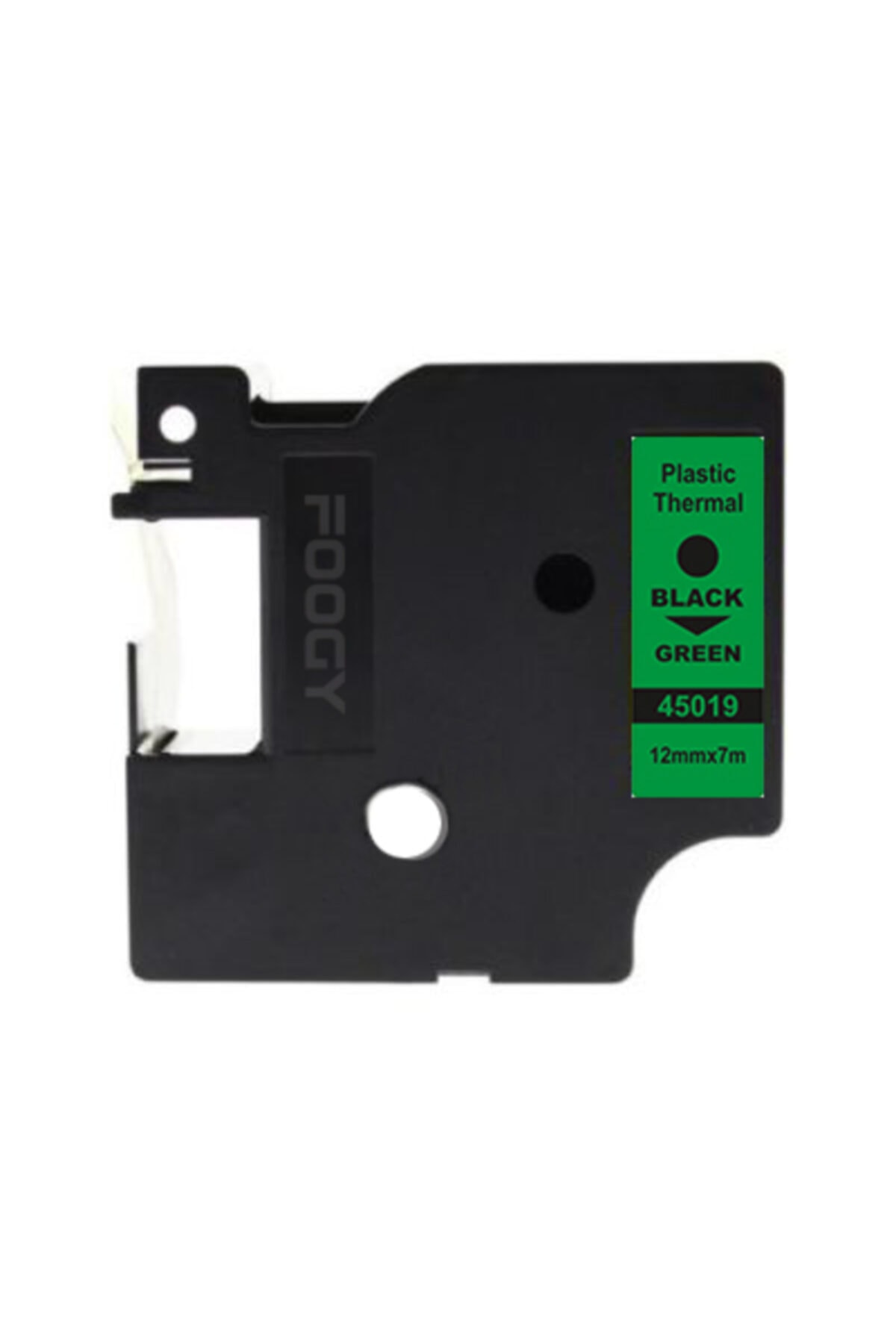 Dymo D1 Muadili Thermal Plastik Şerit Etiket Yeşil 12 Mm X 7 Mt