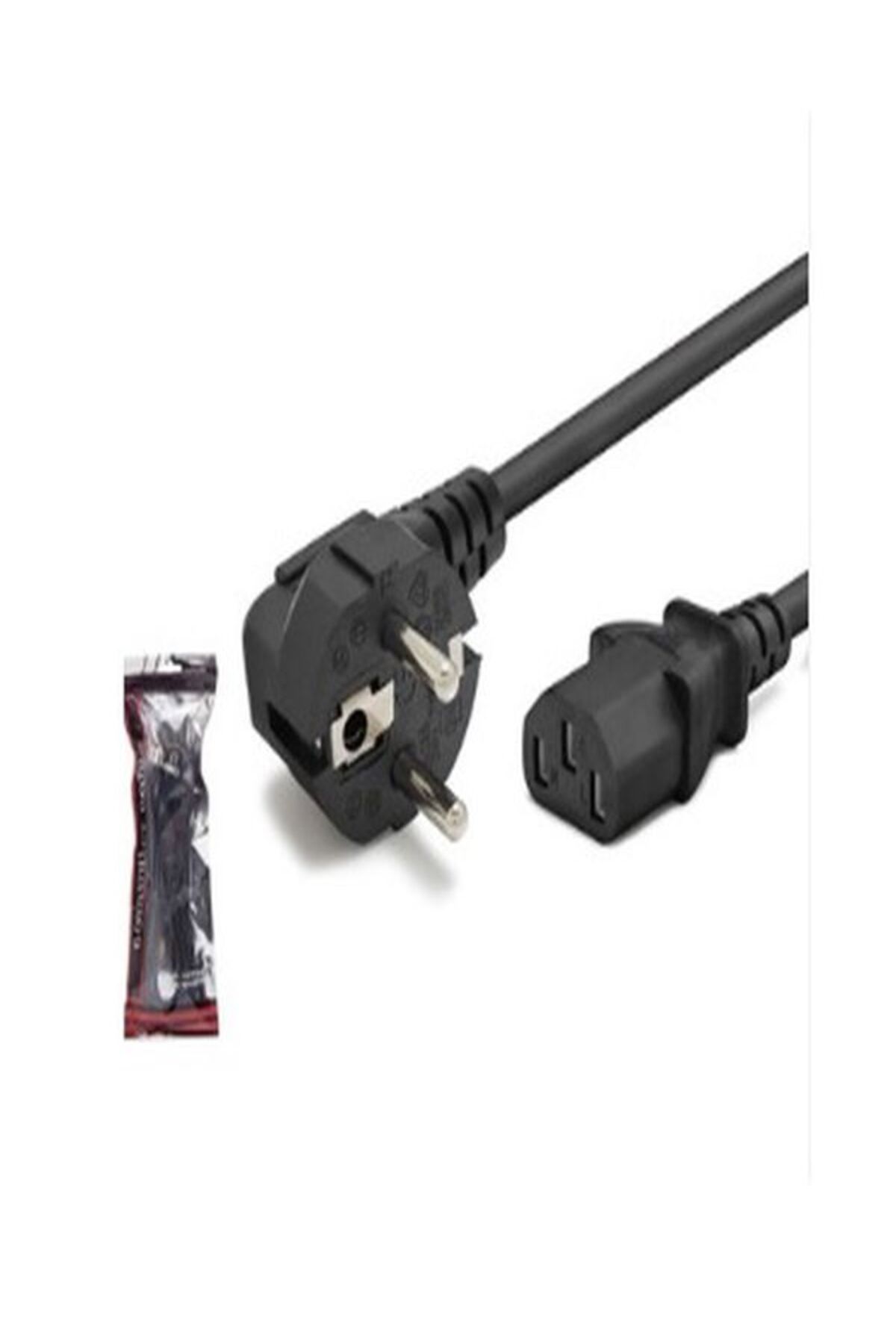 Bilgisayar Kasa Power Kablosu Monitör Güç Kablo 1.2 Mt